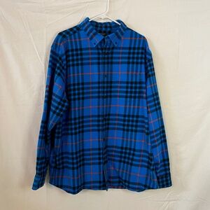 Banana Republic Multi-colored Flannel Button Down Shirt XXL